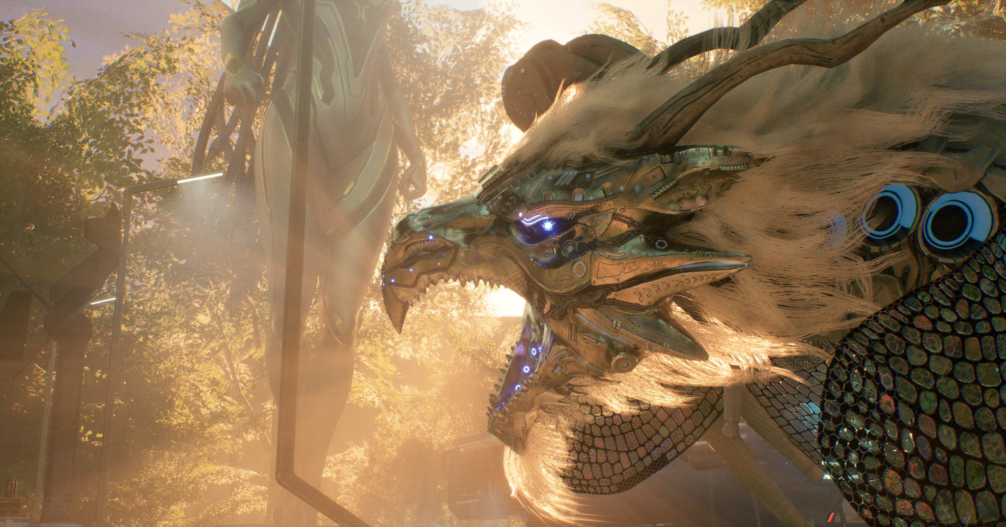 A majestic angelic creature in the Chaos Theatre multiplayer add-on