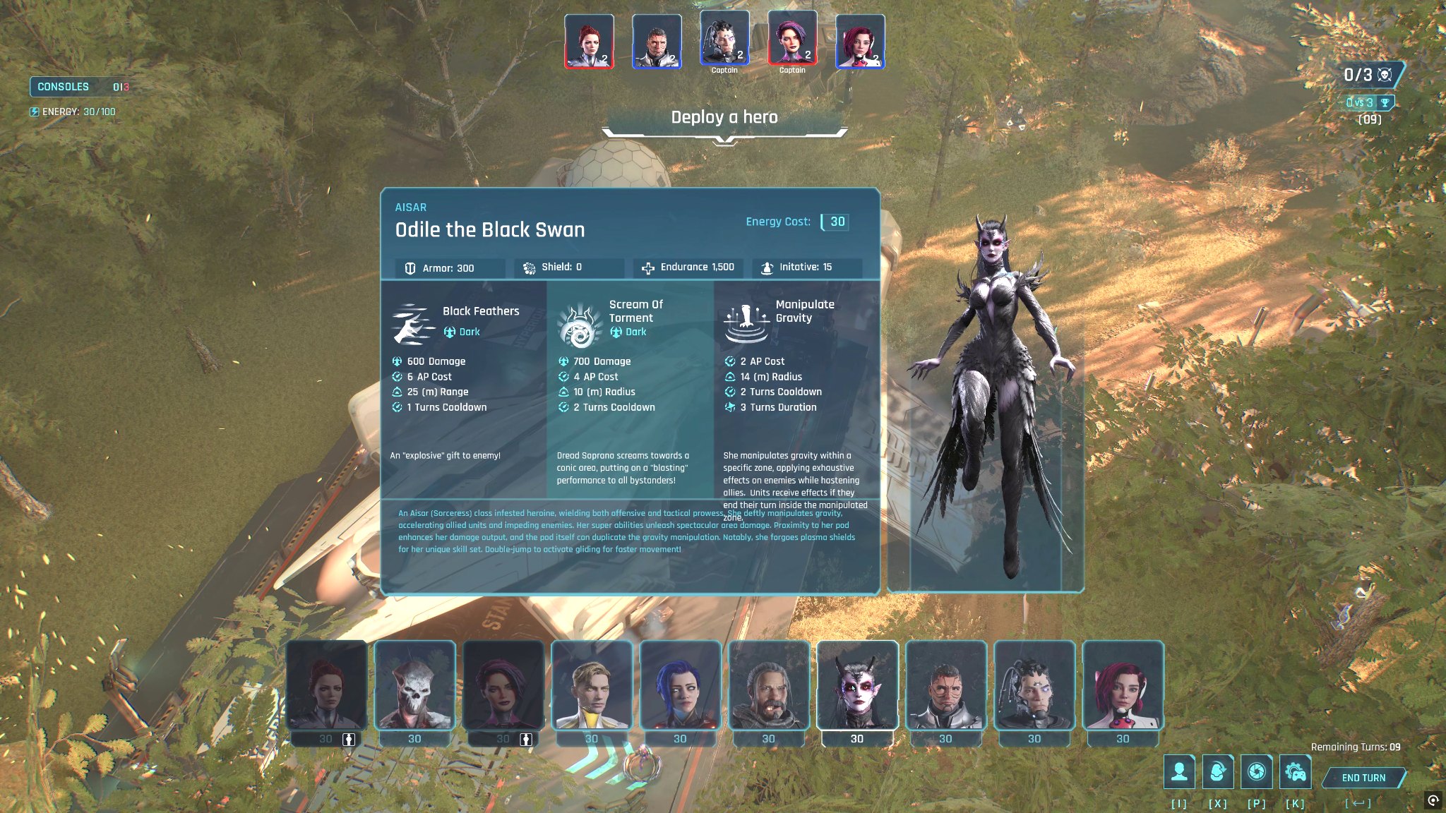 Odile deployment and ability preview screen
